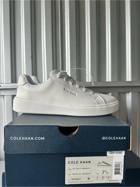 Cole Haan White Size 7/5 B -Style Sneakers for Women